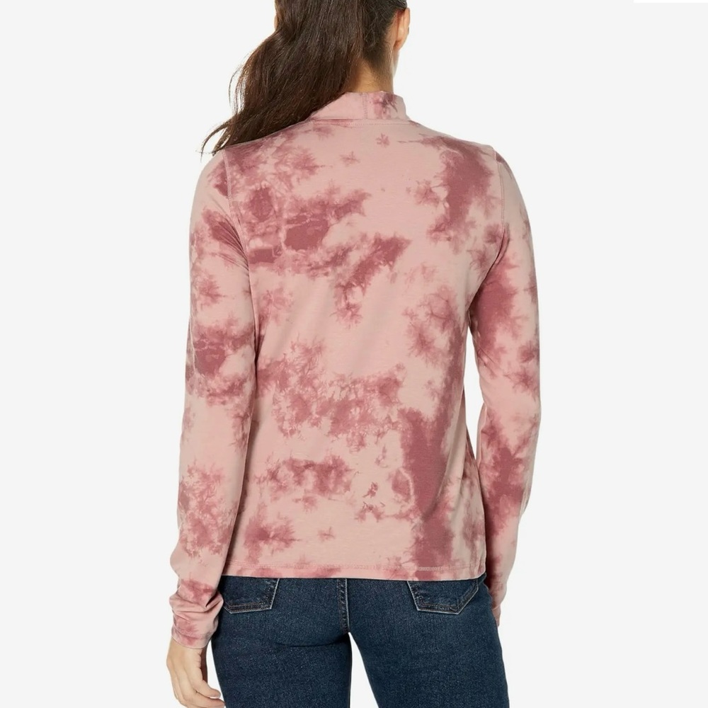 INDYEVA Baris Mock Tie Dye Long Sleeve Shirt New - Picture 3 of 10